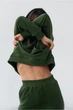 Женский спортивный костюм ONIOS Classic Tracksuit Хаки XS 2261 - изображение 3