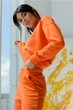 Жіночий спортивний костюм ONIOS Loungewear Tracksuit без капюшону Помаранчевий L 2373 - зображення 4