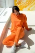 Жіночий спортивний костюм ONIOS Loungewear Tracksuit без капюшону Помаранчевий L 2373 - зображення 5