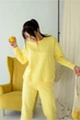 Женский спортивный костюм ONIOS Loungewear Tracksuit без капюшона Лимонный S 2358 - изображение 3