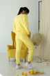 Женский спортивный костюм ONIOS Loungewear Tracksuit без капюшона Лимонный S 2358 - изображение 6