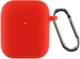Чехол Armorstandart Ultrathin Silicone Case With Hook для Apple AirPods 2 Red (ARM59691) - изображение 1