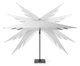 Парасоля садова з підсвічуванням Challenger T² Glow 3x3 Anthracite Light grey PLATINUM - зображення 3