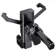 Держатель для телефона в машину HOCO CA72 Phantom air outlet hidden gravity. Black - изображение 6