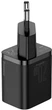 Baseus Super Si Quick Charger 1C 20W EU Sets Black (Z Baseus Simple Wisdom Data Cable Type-C to iP 1m Black) (TZCCSUP-B01) - obraz 2