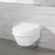 Унітаз підвісний Villeroy&Boch ARCHITECTURA NEW 37*53см, DirectFlush, з сидінням з функцією Slow closing 4694HR01 - изображение 4