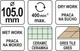 Wiertło koronowe diamentowe do gresu i ceramiki YATO 105 mm (YT-60435) - obraz 4