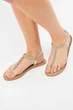 Женские золотистые сандалии Accessorize 38 695021 - изображение 4