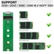 Зовнішня кишеня U&P WAZ-HC2 для M.2 SSD (NGFF) SATA - USB 3.0 Black (WAZ-HC2-BK) - зображення 6