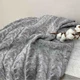 Плед Прованс Глория 190х220 косы Серый (4823093429673) - изображение 3