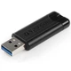 USB флеш накопитель Verbatim 64GB PinStripe Black USB 3.0 (49318) - изображение 4