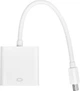 Переходник PowerPlant mini DisplayPort (Thunderbolt) (M) - VGA (F) 0.15 м Белый (CA911899) - изображение 2
