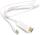 Кабель PowerPlant mini DisplayPort (M) - HDMI (M) 1 м Белый (CA912131) - изображение 1