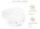 Лампа для маникюра Sun X UV/LED 54W Белая - изображение 4