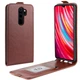 Чехол IETP для Xiaomi Redmi Note 8 Pro флип вертикальный кожа PU коричневый - изображение 1