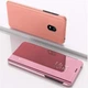 Чехол Mirror для Xiaomi Redmi 8A книжка зеркальная Clear View Rose - изображение 1