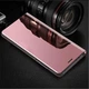 Чехол Mirror для Xiaomi Redmi 8A книжка зеркальная Clear View Rose - изображение 3