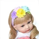 Силіконова Колекційна Лялька Реборн Reborn Дівчинка ( Вінілова Лялька Lisa Doll2) NPK Висота 60 см - изображение 4