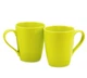Набор 2 керамических кружек Fissman Lime Green 18х8х10см/0.3л Зеленый (SC-9321.300) - изображение 2