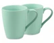 Набор 2 керамических кружек Fissman Aquamarine 18.5х8.5х10.5см/0.3л Салатовый (9325) - изображение 4