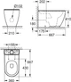 Чаша унітаза GROHE Essence 3957200H без бачка та сидіння - зображення 5