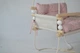 Качель подвесная детская Infancy Маршмелоу молочная основа и розовый матрас - изображение 4