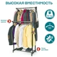 Телескопічна стійка-вішалка для одягу і взуття в гардеробну Double Pole (SM3094305439) - зображення 3