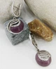 Серьги из серебра с кошачьим глазом (в футляре) (069929) - изображение 2