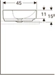 Раковина GEBERIT VariForm 60 500.777.01.2 белая - изображение 4