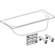 Ванна акриловая Geberit Soana 180x80 554.015.01.1 + ножки - изображение 3