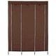 Складной шкаф тканевый STORAGE WARDROBE 175 х 130 х 45 см каркасный Коричневый (ICL44) - изображение 5