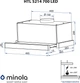 Вытяжка MINOLA HTL 5214 I 700 LED - изображение 13
