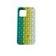 Чохол антістрес поп ит для телефону Apple iPhone 12 mini Blue-Green - зображення 2