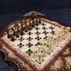 Шахи, нарди та шахи ручної роботи STRYI, 3 в 1 ексклюзивне різьблення по дереву, 60x30см, ШН-010 - зображення 9