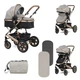 Детская коляска-трансформер 2в1 Lorelli Lora Pearl Beige - изображение 8