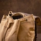 Рюкзак мужской тканевый 26 л Vintage leather-20610 Коричневый - изображение 10