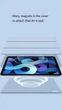 Магнитный чехол-книжка BBM1 Magnetic Case для iPad 10 2022/2024 10,9"/iPad 11" 2025 (A16) Голубой - изображение 6