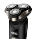 Электробритва аккумуляторная 3 бритвенные головки DSP 60017 Pro Чёрный + Щётка для чистки - изображение 4