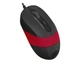 Мышь A4Tech Fstyler FM10S Black+Red (FM10S Red) бесшумная - изображение 1