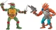 Набор фигурок TMNT Черепашки-ниндзя классические - Рафаэль против Трицератона 15 см (81278) - изображение 1