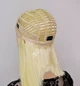 Парик на сетке Diamond Lace Wig SHAKIA № 613 каре блонд, термостойкое волокно - изображение 4