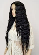 Парик на сетке Lace Wig Gianna № 1B длинный черный мягкий, 80 см, термостойкое волокно - изображение 2