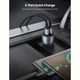 Автомобильное зарядное устройство Ugreen CD213 36W 2xUSB QC 3.0 3A Car Charger (Dark Blue) - изображение 4