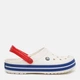 Чоловічі крокси Crocs Jibbitz Crocband 11016-11I-M9/W11 42-43 27 см Білі з блакитним (191448103153) - зображення 1