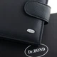 Кошельок чоловічий зі шкіри Dr.BOND черный М3 10.5×9.5 - изображение 2