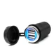 Мото зарядка USB 3.3A Charger для мотоциклів роз'єм BMW DIN Hella з підсвіткою - зображення 3