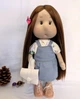 Интерьерная текстильная кукла ручной работы Дарина Hand Made - изображение 1