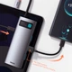 HUB адаптер USB BASEUS Type-C Metal Gleam Series 6-in-1 Multifunctional Docking Station 3USB, HDMI, Type-C, 100W PD, LAN переходник хаб (CAHUB-CW0G) - изображение 2