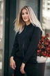 Бомбер жіночий на блискавці WearMe, Маріем чорний M (46) - зображення 1