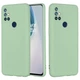 Силиконовый (TPU) чехол Deexe Silicone Case для OnePlus Nord N10 - Green - изображение 1